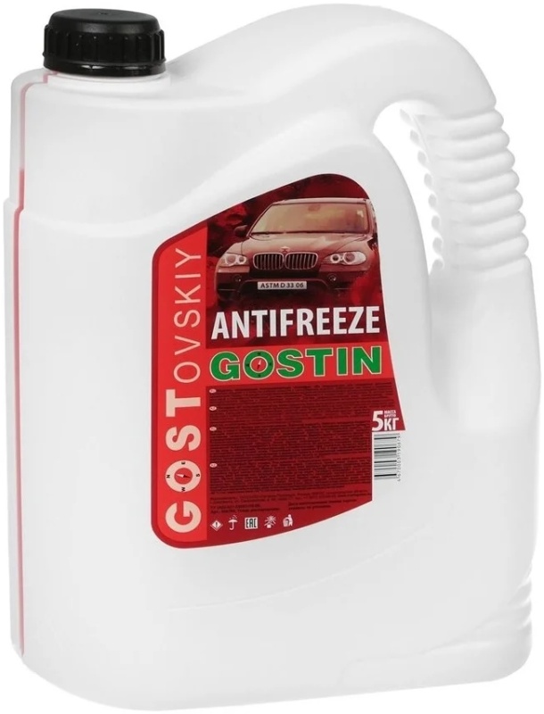 Антифриз "ГОСТовский" красный G12 5кг.